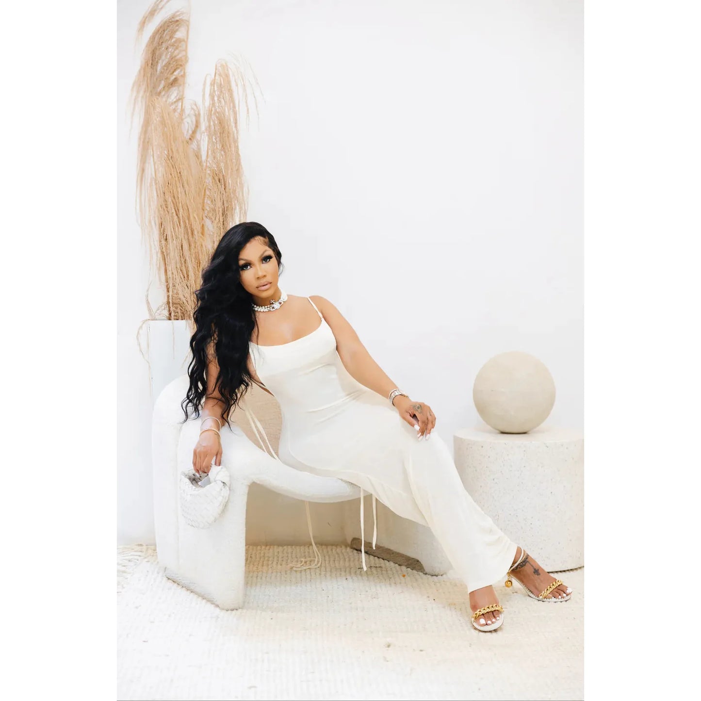 CREAM HARMONY DRESS