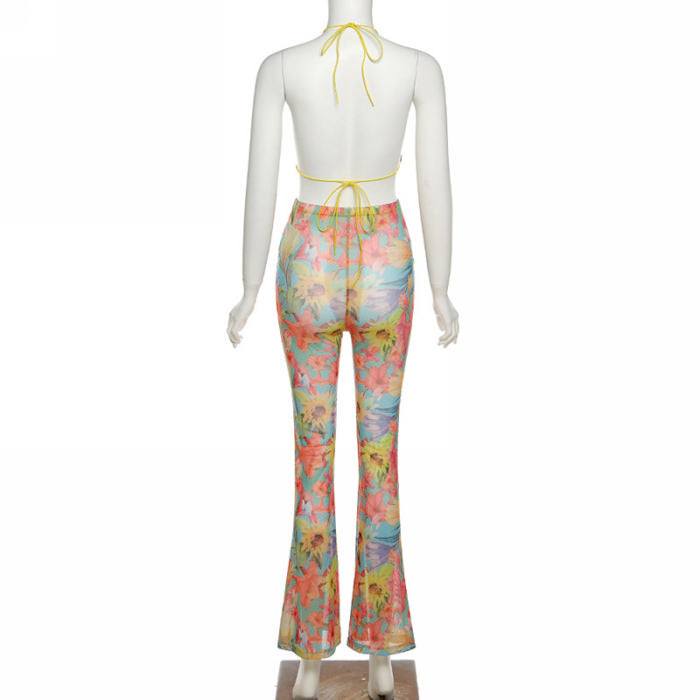 TROPICAL RYTHEM PANT SET