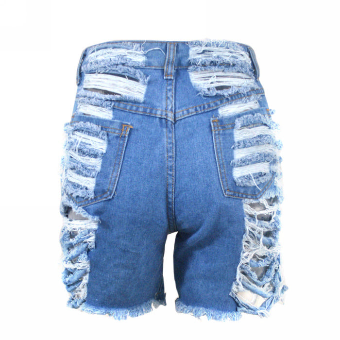 DENIM SHORTS (DARK BLUE)