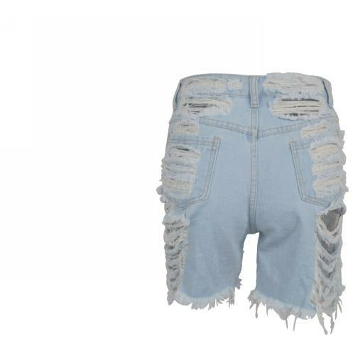 DENIM SHORTS (LIGHT BLUE)