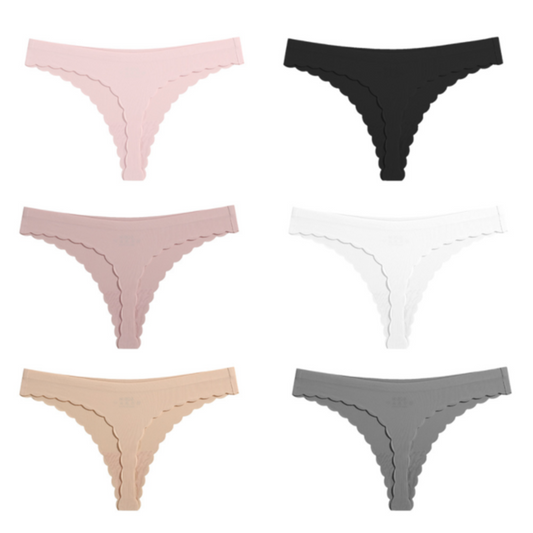 BASSIC SOLID SEEMLESS G-STRING (LIGHT PURPLE)