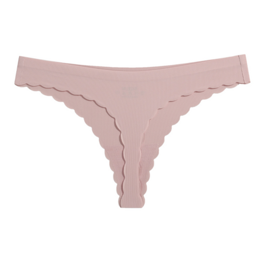 BASSIC SOLID SEEMLESS G-STRING (LIGHT PURPLE)