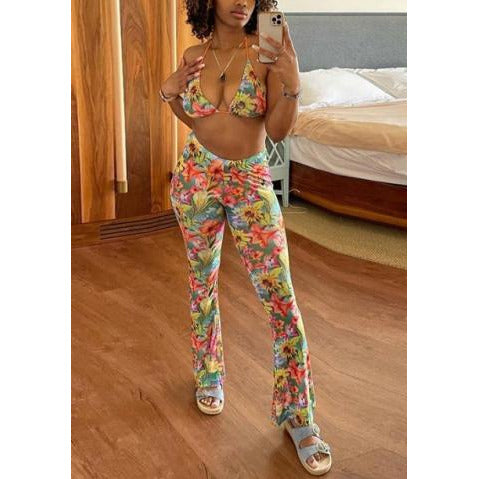 TROPICAL RYTHEM PANT SET