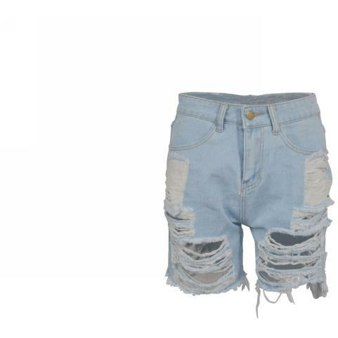 DENIM SHORTS (LIGHT BLUE)