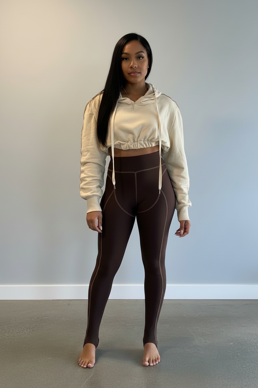 LEGGINGS & CROP SWEATER