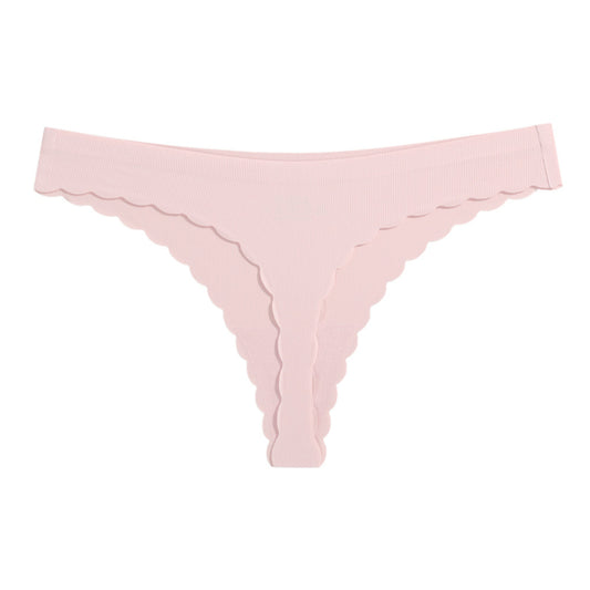 BASSIC SOLID SEEMLESS G-STRING (PINK)