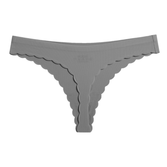 BASSIC SOLID SEAMLESS G-STRING (GREY)